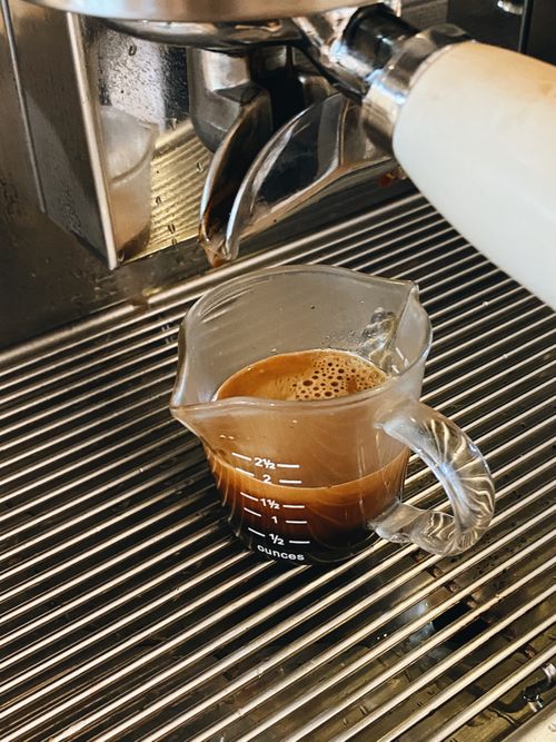 Free espresso  Stock Photo