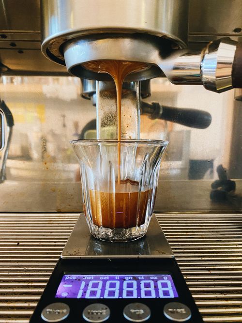 Free espresso  Stock Photo