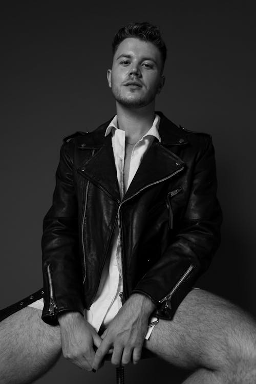Portrait of a Man in a Leather Jacket 