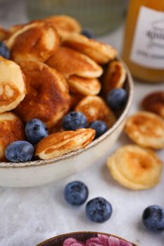 Blueberry Organic Mini Pancakes — kidney-friendly food