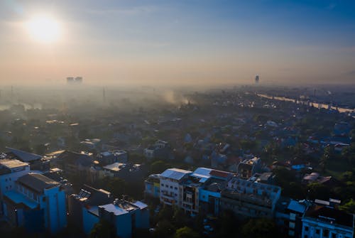 Bird's Eye View Of City