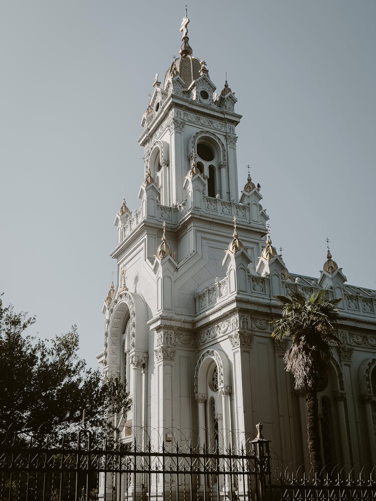 View Of The Historical St. Stephen Church In Fatih, Istanbul, Turkey