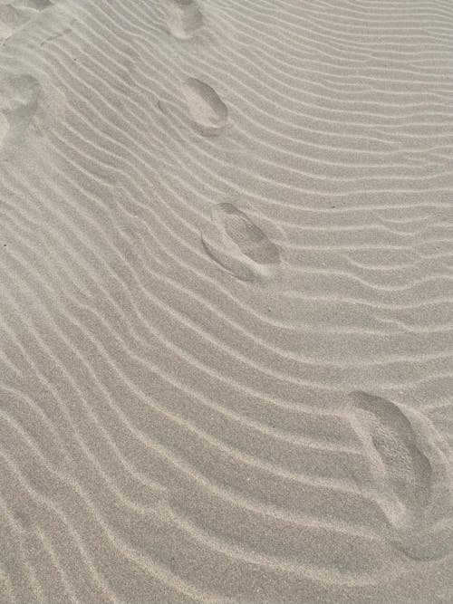 Footprints on Desert