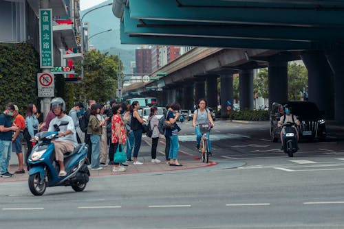 Foto stok gratis estrada elevada, jalan-jalan kota, kota