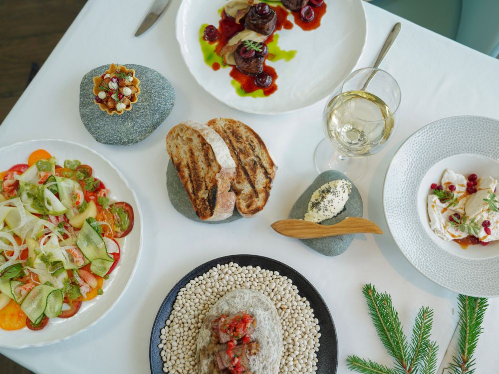 Table Lunach Table with Lunch · Free Stock Photo