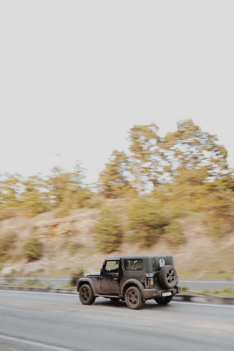 A Car On A Road