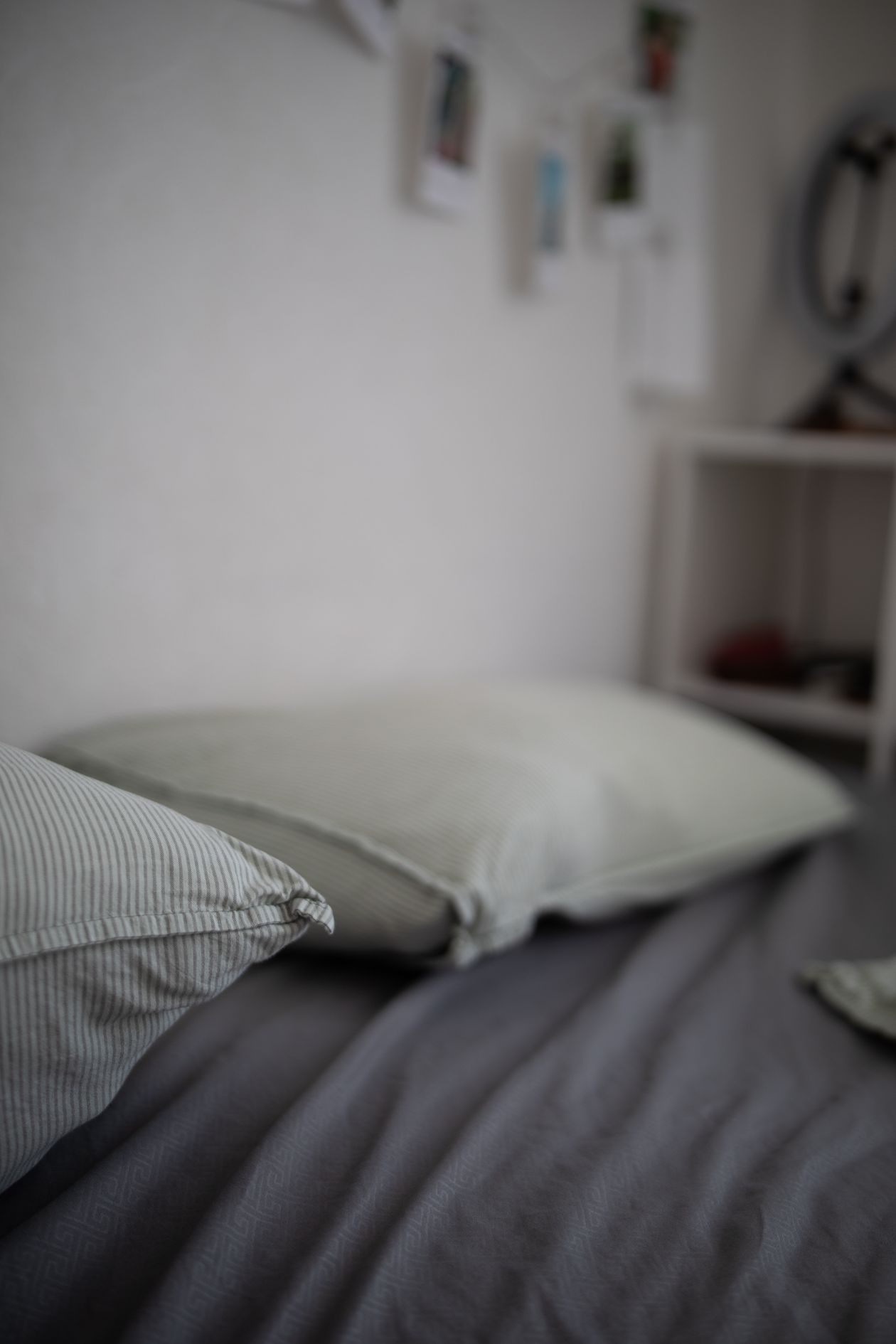 Tiny bedroom kept tidy with a weekly reset routine.