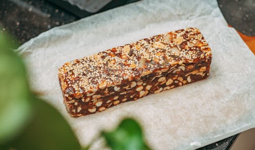 Protein Bar with Sesame Seeds and Nuts
