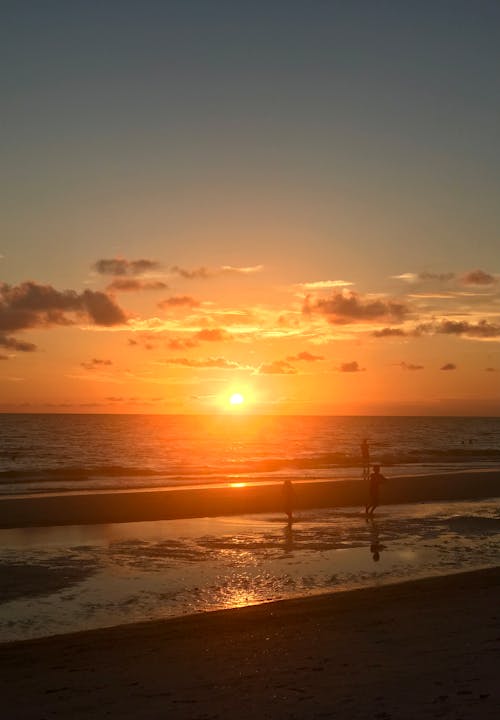 Photos gratuites de côte, coucher de soleil, littoral