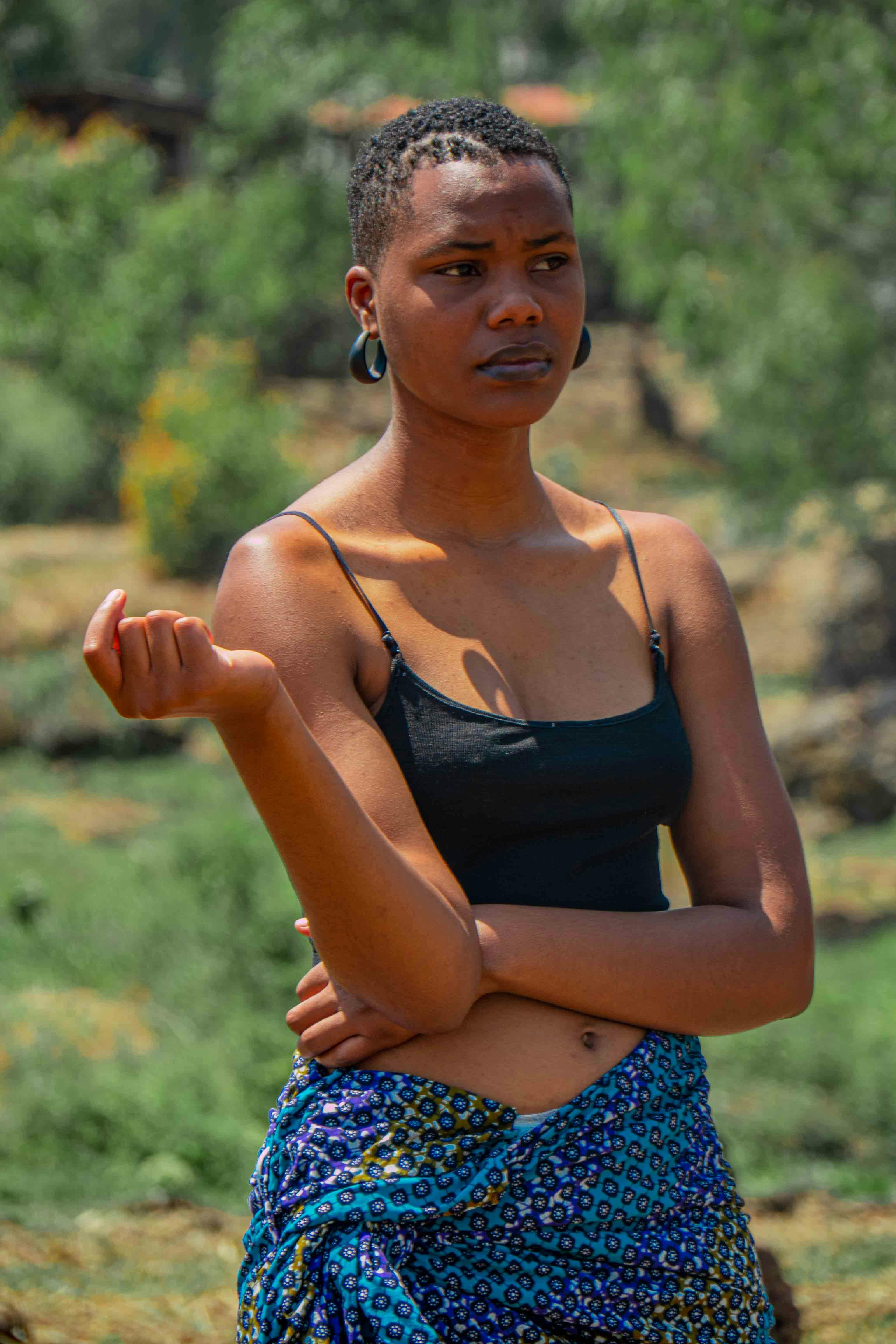 Woman in Crop Top · Free Stock Photo