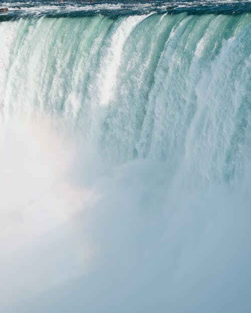 Waterfall Cascading from a Cliff 