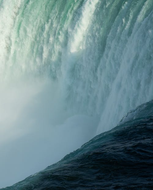 Splashing Water of Niagara Falls