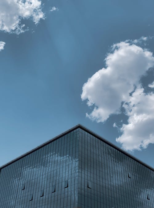 Clouds Above Glass Building