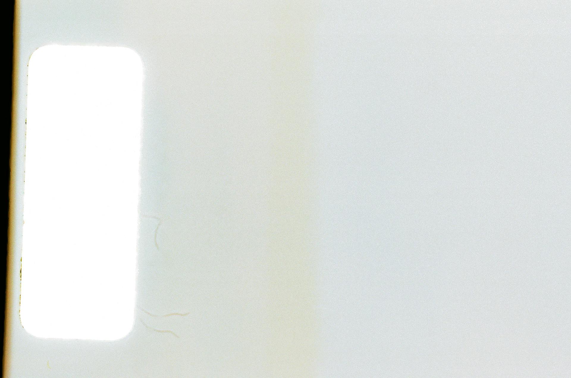 Abstract image illustrating the end of a film roll in analog photography.