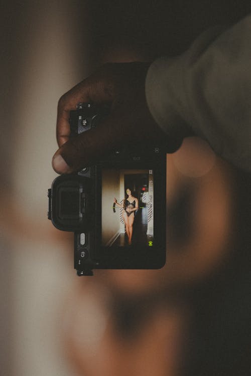 Photo of Woman in Camera