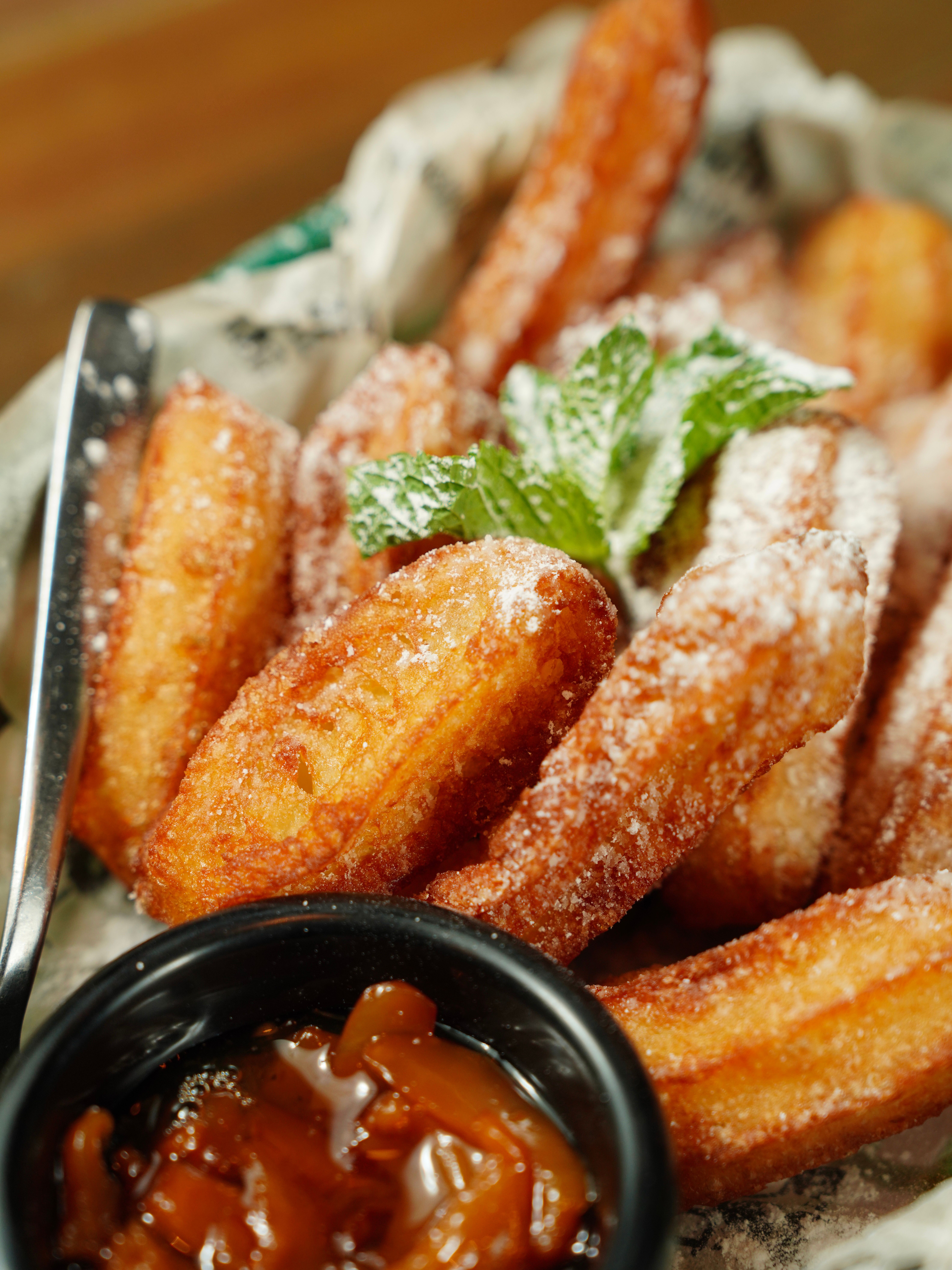 Churros com Doce de Leite