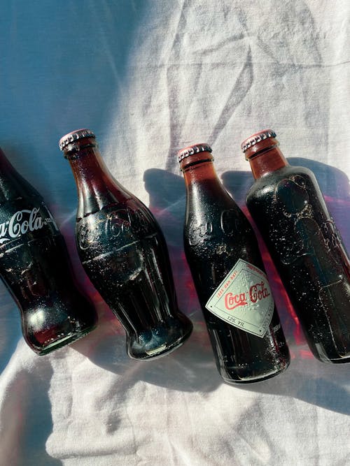 Vintage Bottles of Coca-Cola 