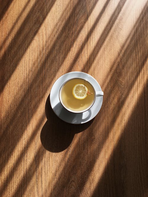 Darmowe zdjęcie z galerii z cytryna, drink, herbata