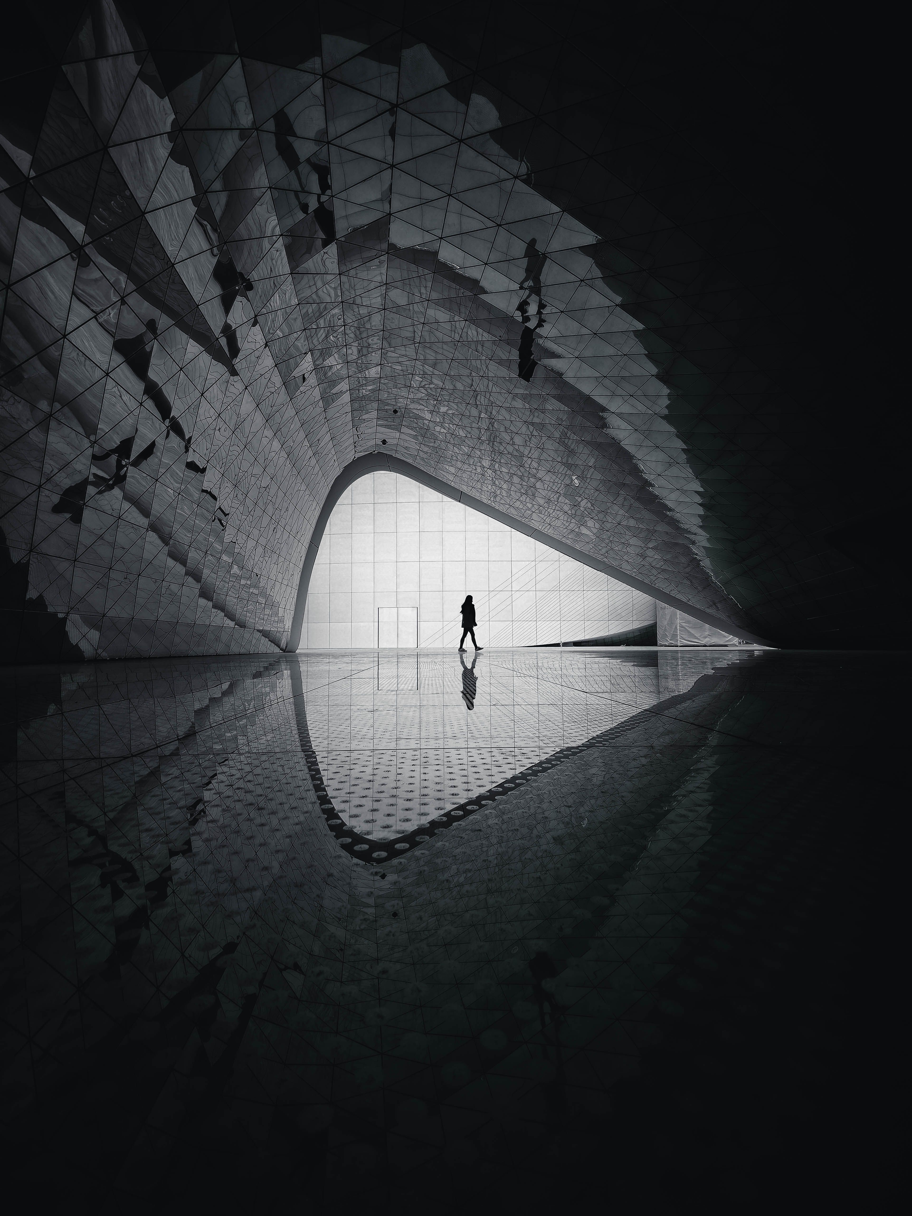 BNW Reflection · Free Stock Photo
