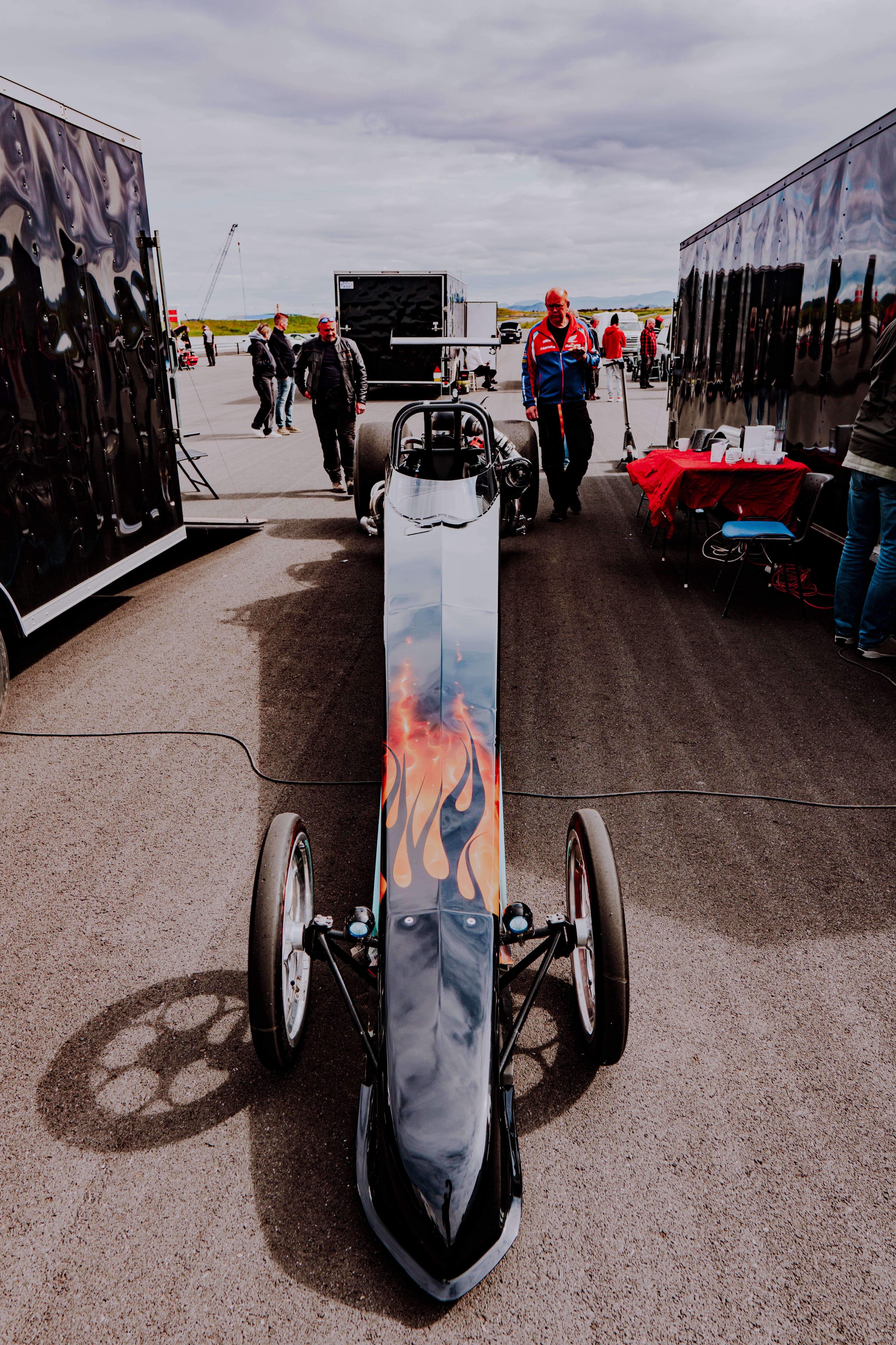 A Top Fuel Dragster on the Track · Free Stock Photo