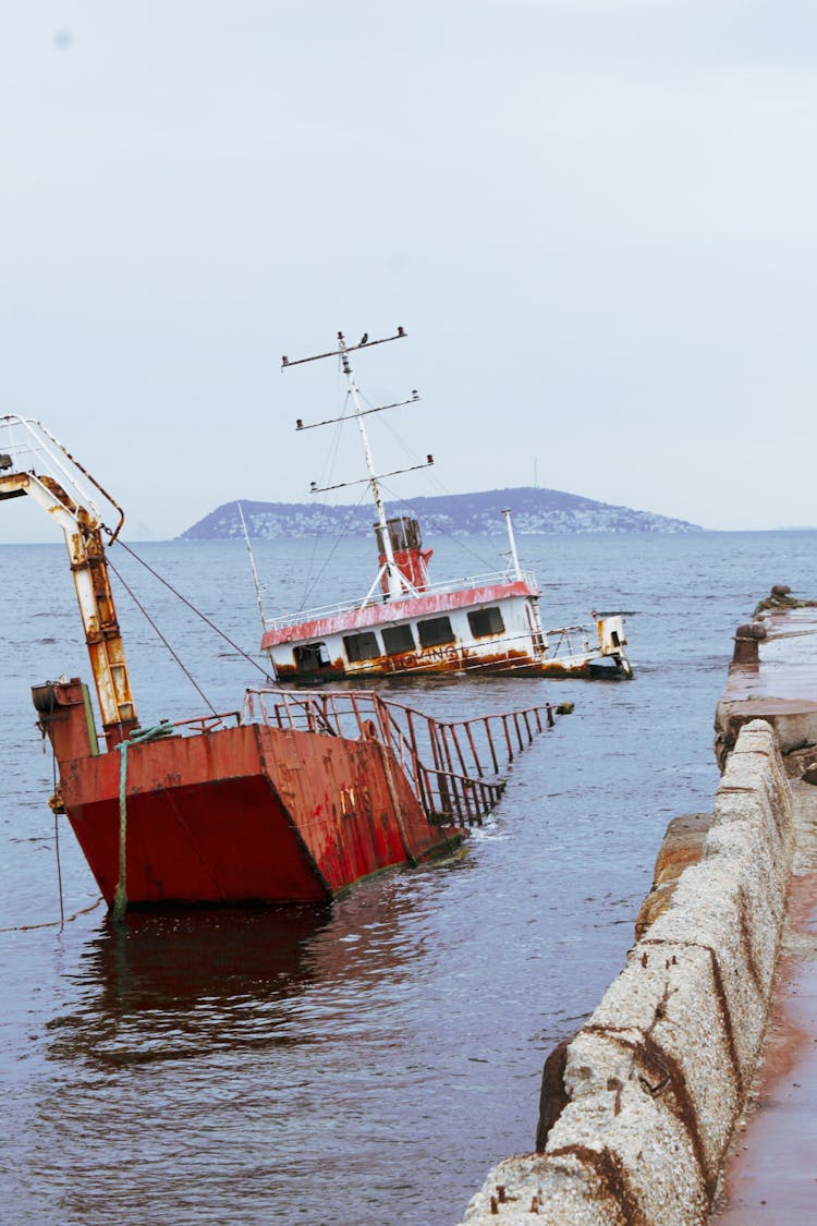 View Of A Shipwreck