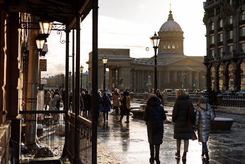 Δωρεάν στοκ φωτογραφιών με kazan cathedral, αγία πετρούπολη, Άνθρωποι