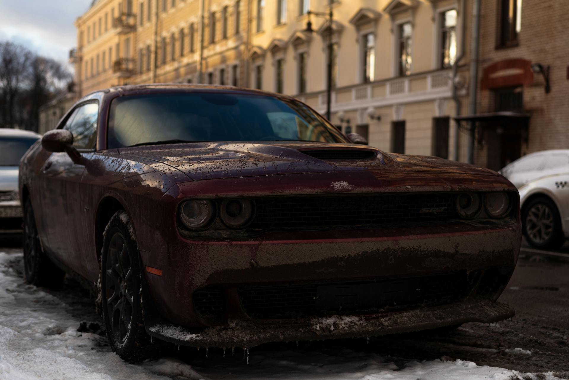 Red Dodge Challenger