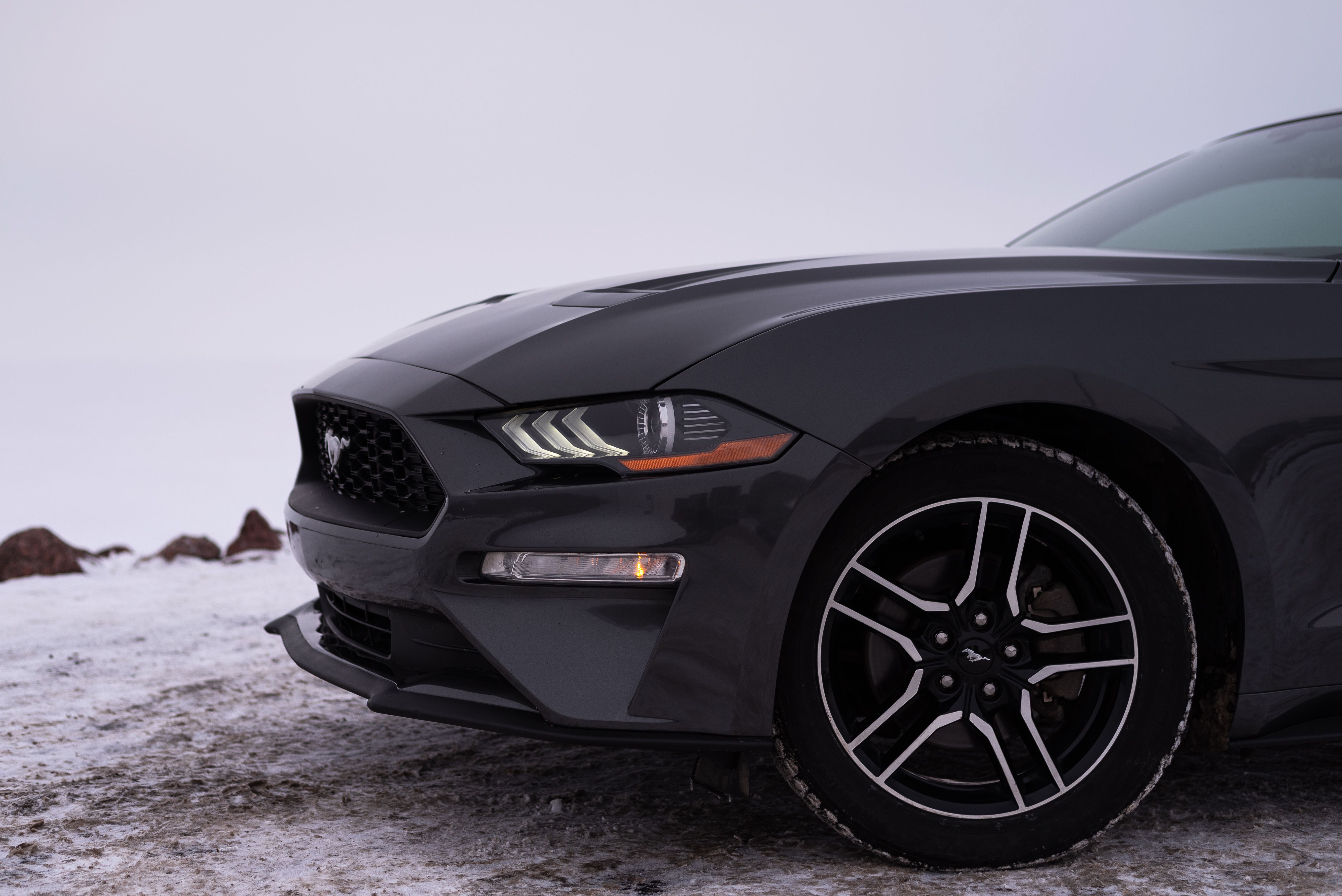 Car Parked on Snow · Free Stock Photo