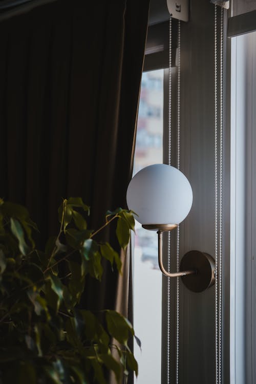 공, 램프, 벽의 무료 스톡 사진