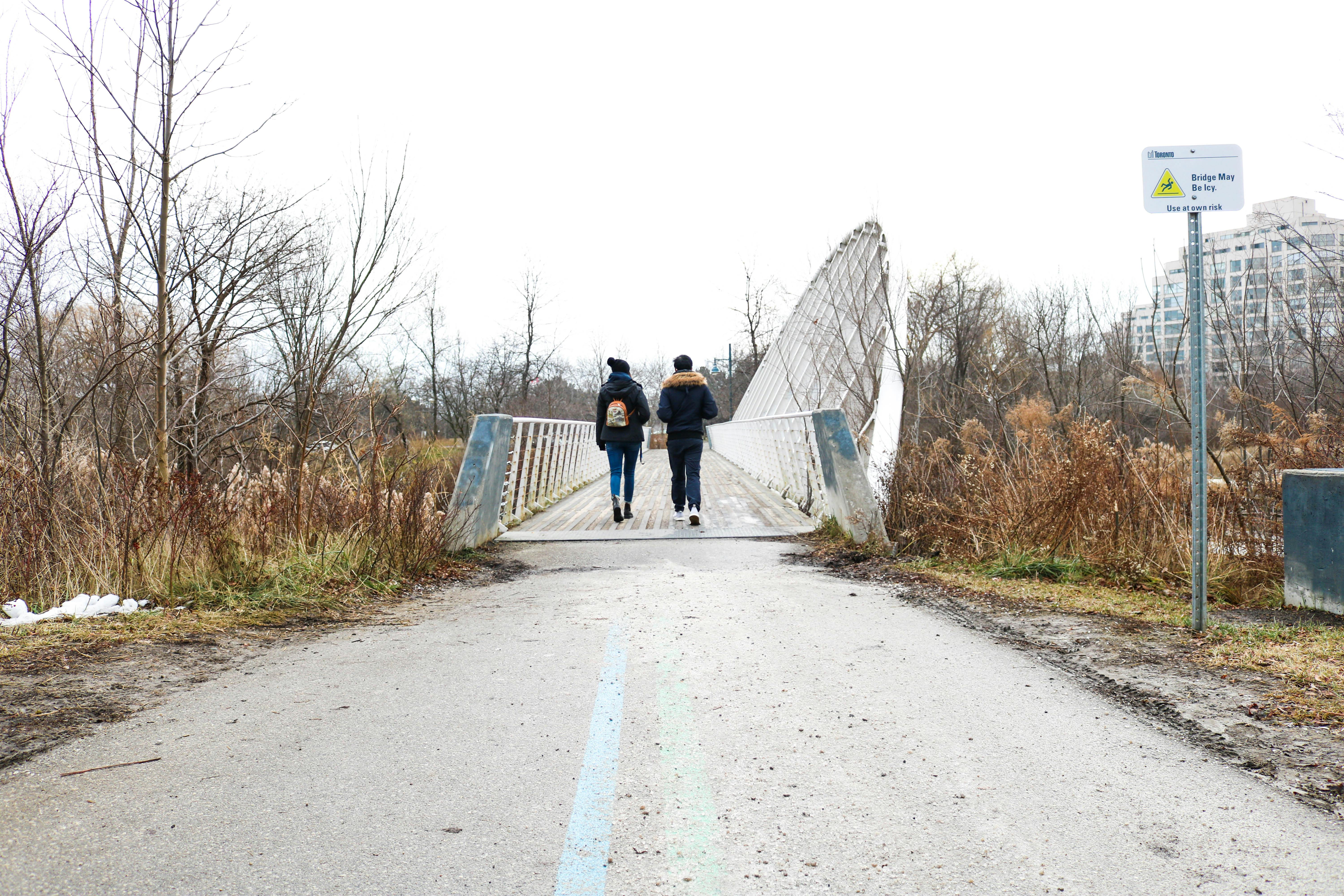 Free stock photo of bridge, path, people walking
