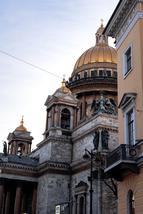 Immagine gratuita di architettura neoclassica, cattedrale di sant'isacco, chiesa