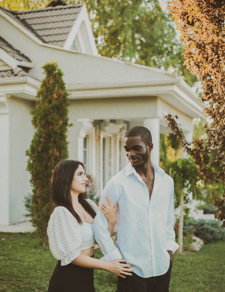 Couple In The Yard