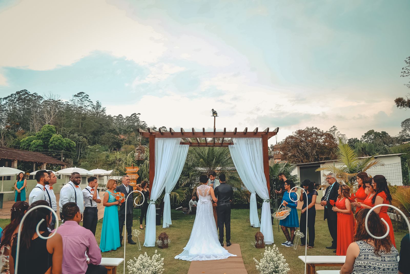 Ambiance de mariage éditoriale
