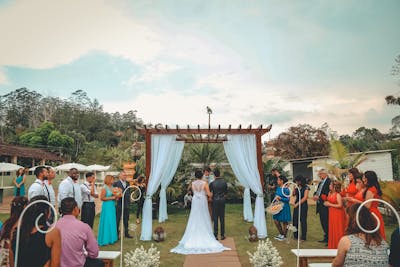 Wedding table setting