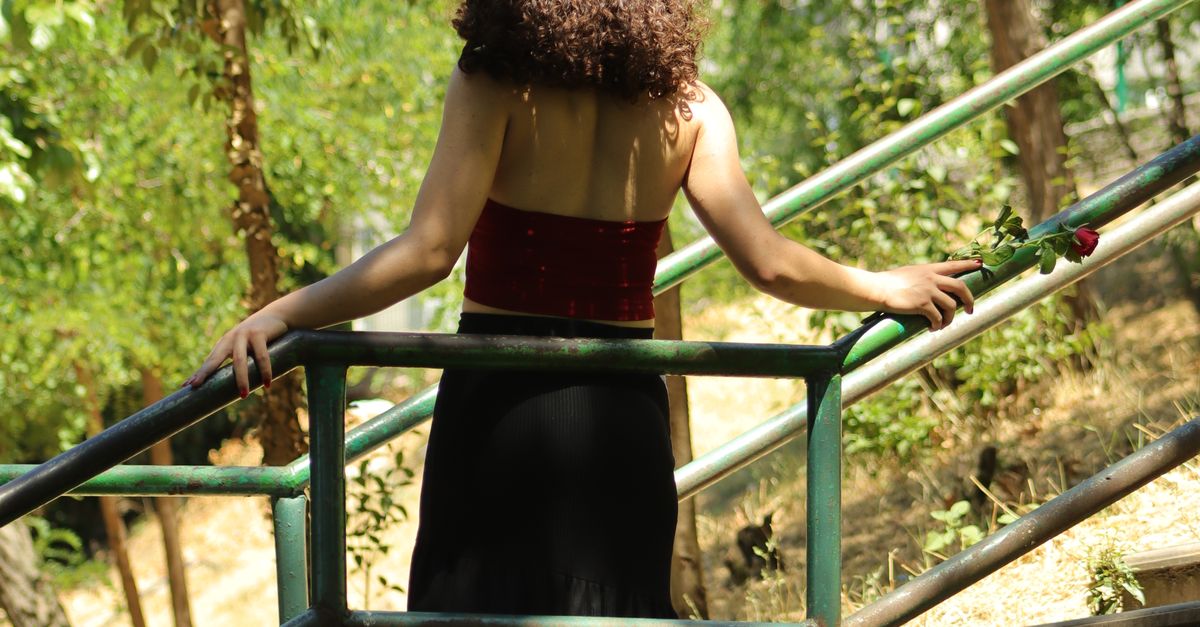 Sleeping Against Railing Woman Leaning against Railing Β· Free Stock Photo