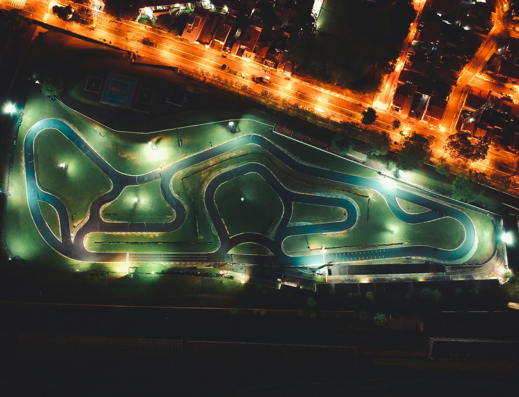 Aerial View Photography Of Race Track · Free Stock Photo