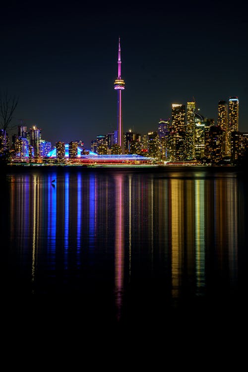 Illuminated Toronto at Night