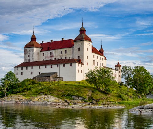 Lacko Castle Located on Kallandso Island on Lake Vanern in Sweden ...