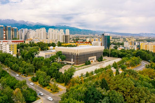 Cityscape of Almaty in Kazakhstan