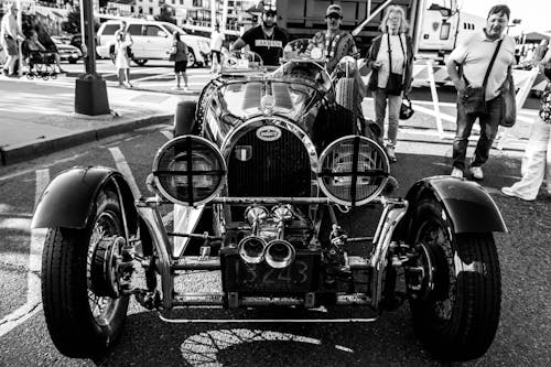 Vintage Bugatti Racing Car