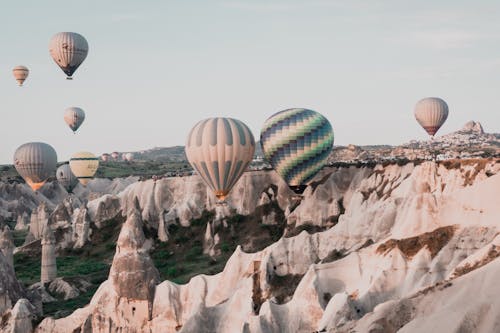 Foto stok gratis balon, cappadocia, formasi batuan