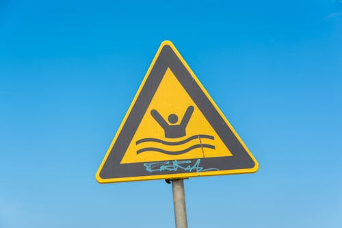 경고 표시, 노란색, 도로 표지판의 무료 스톡 사진