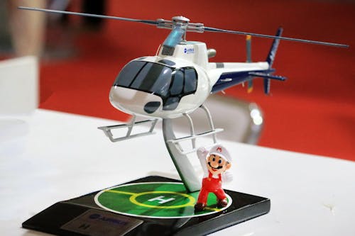 Helicopter and Super Mario Toys