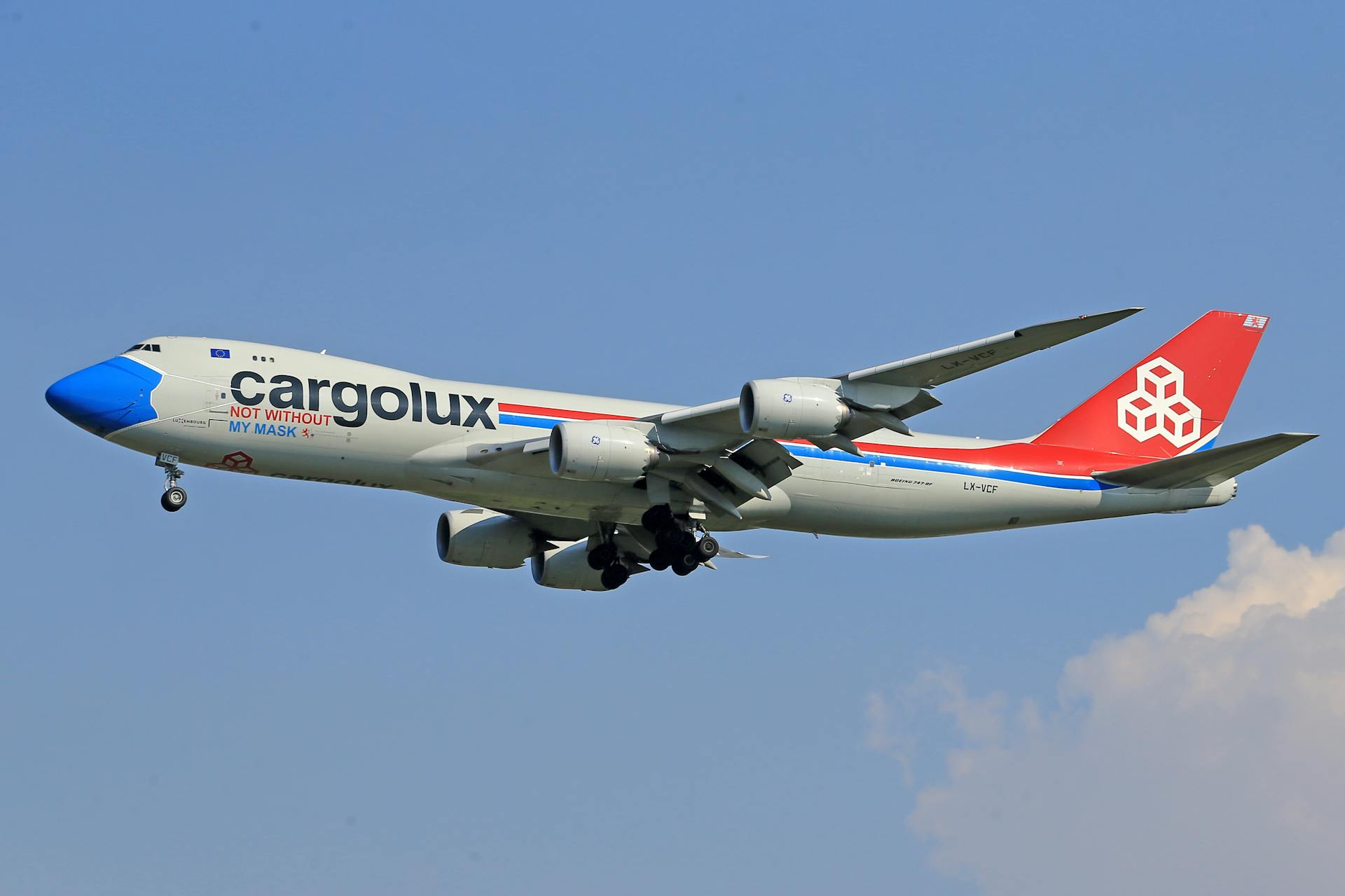 Cargo Airplane on Sky