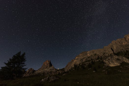 Cielo stellato in Italia