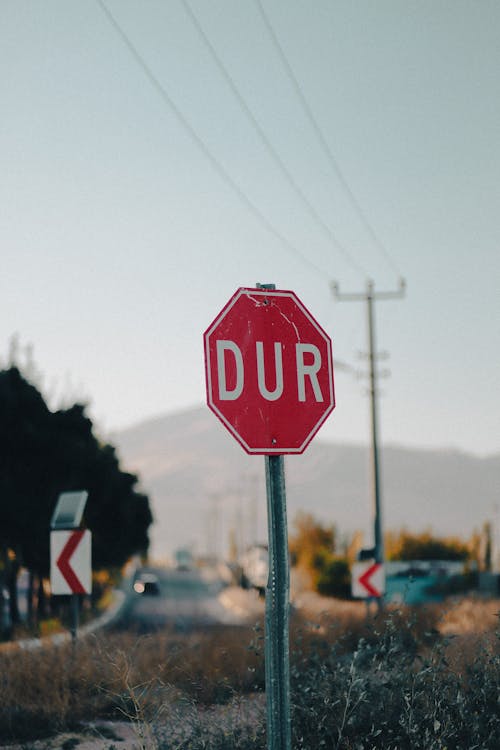 Stop Sign in Turkey