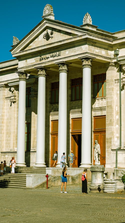 Kostnadsfri bild av arkeologiskt museum, byggnadsexteriör, Fasad