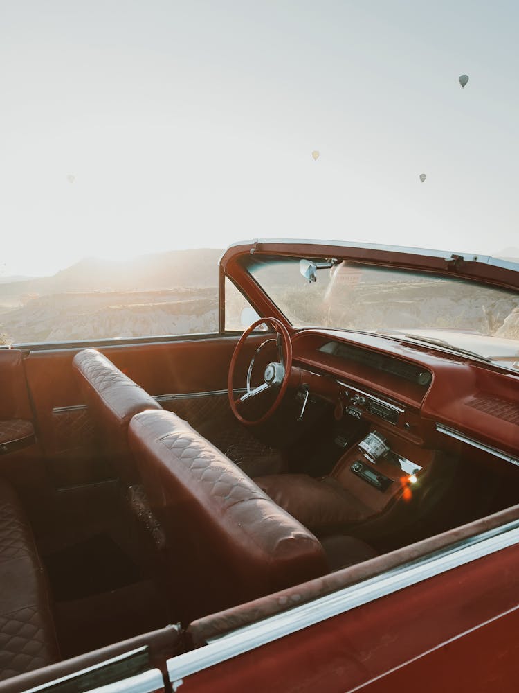 Red Convertible Car