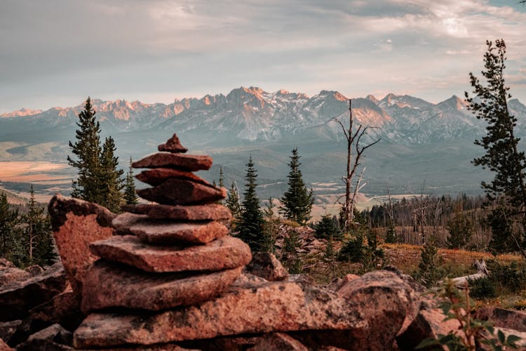 Balancing Stones Symbolizing Patience