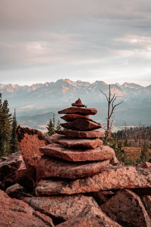 Foto d'estoc gratuïta de alba, fent equilibris, muntanyes